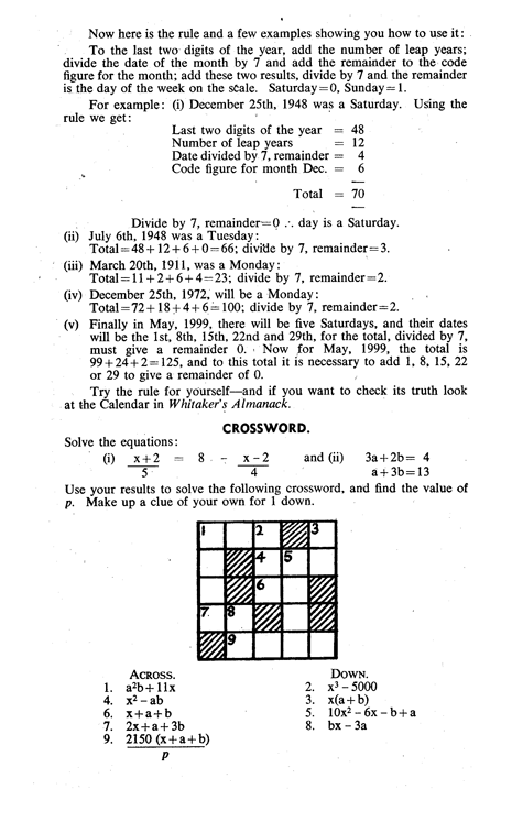 Mathematical Pie Number One Page 2