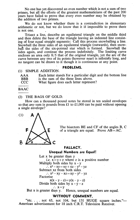 Mathematical Pie Number One Page 4