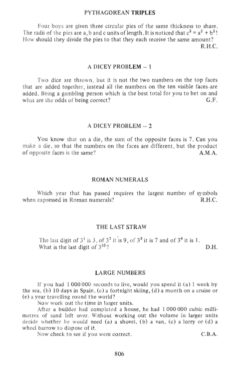 Mathematical Pie Number One Hundred and Two Page 2