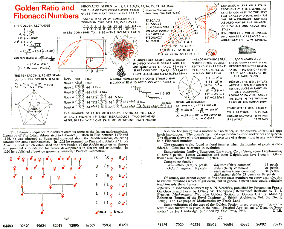 Mathematical Pie Number Forty-Eight Pages 4 and 5 