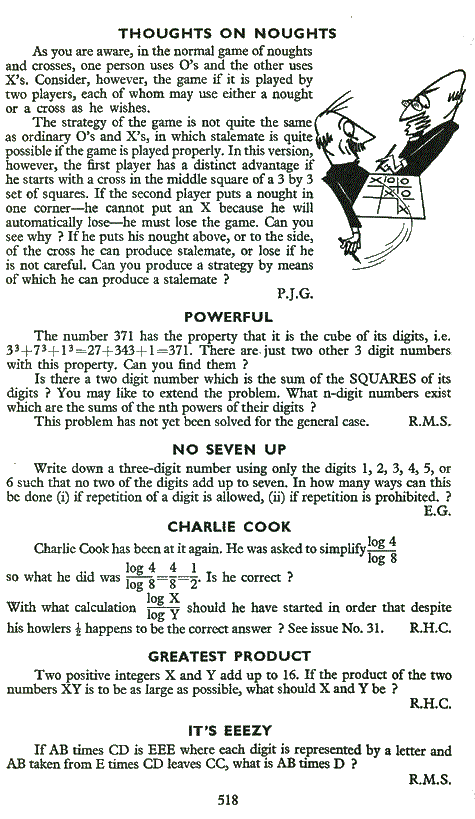 Mathematical Pie Number Sixty-Six Page 2
